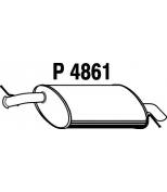 FENNO STEEL - P4861 - Глушитель PEUGEOT 407 1.8 04-